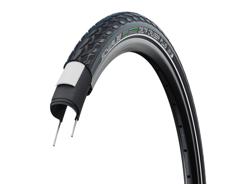 Load image into Gallery viewer, Schwalbe draadband motion road cruiser plus 50-622 +r zwart
