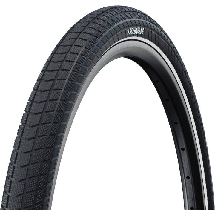 Load image into Gallery viewer, Schwalbe buitenband motion super moto-x 26x2.15 55-559 greenguard zwart relf
