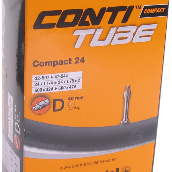 Continental inner tube dv9 compact 24 inch 32/47-507-544 dv 40 mm