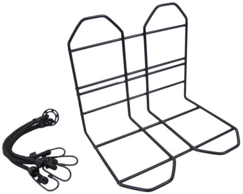 luggage rack 28 cm steel black