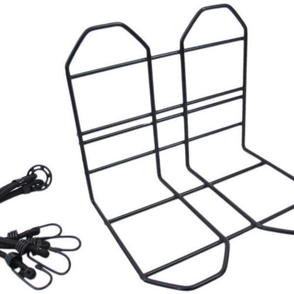 luggage rack 28 cm steel black