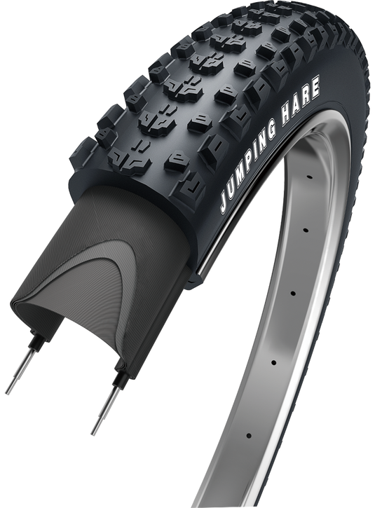 Edge vouwband jumping hare 27.5 x 2.35 60-584 - zwart