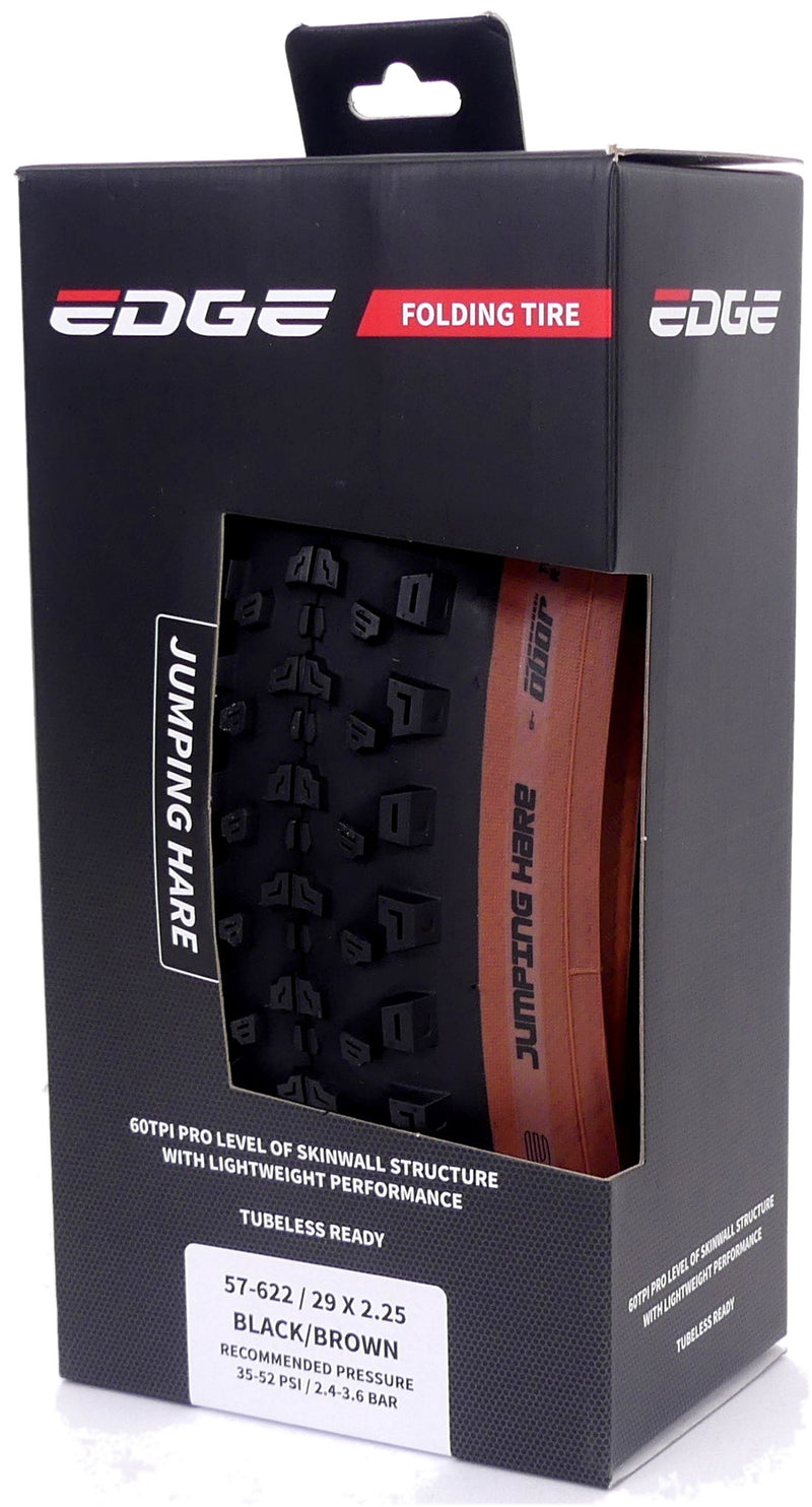 Load image into Gallery viewer, Edge vouwband jumping hare 29 x 2.25 57-622 - zwart bruin
