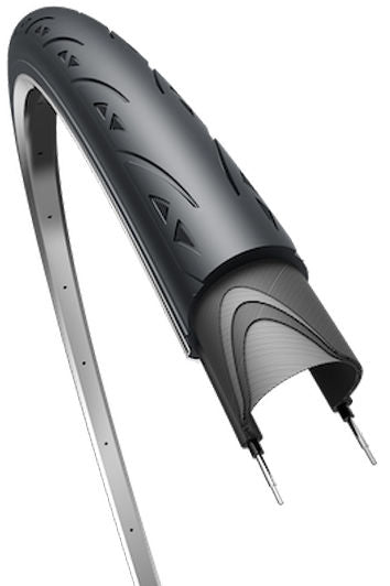 Edge buitenband -obor mojo stamino 28 x 1.10 25-622 - zwart