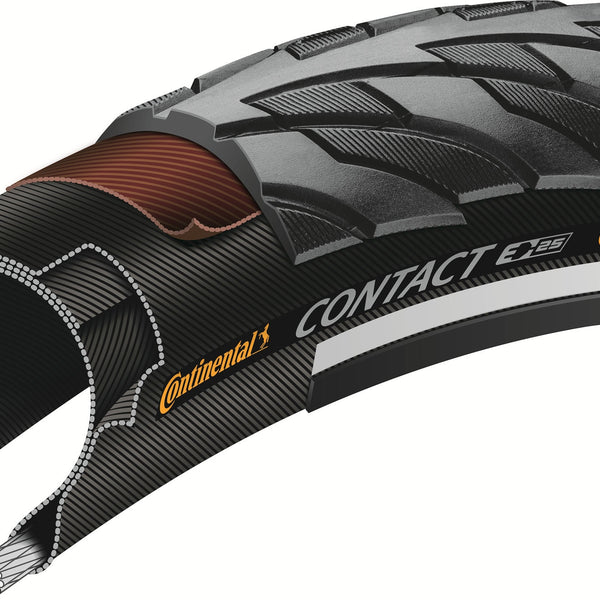 Tire Continental Contact 28 x 1.10" / 28-622 - black with reflection