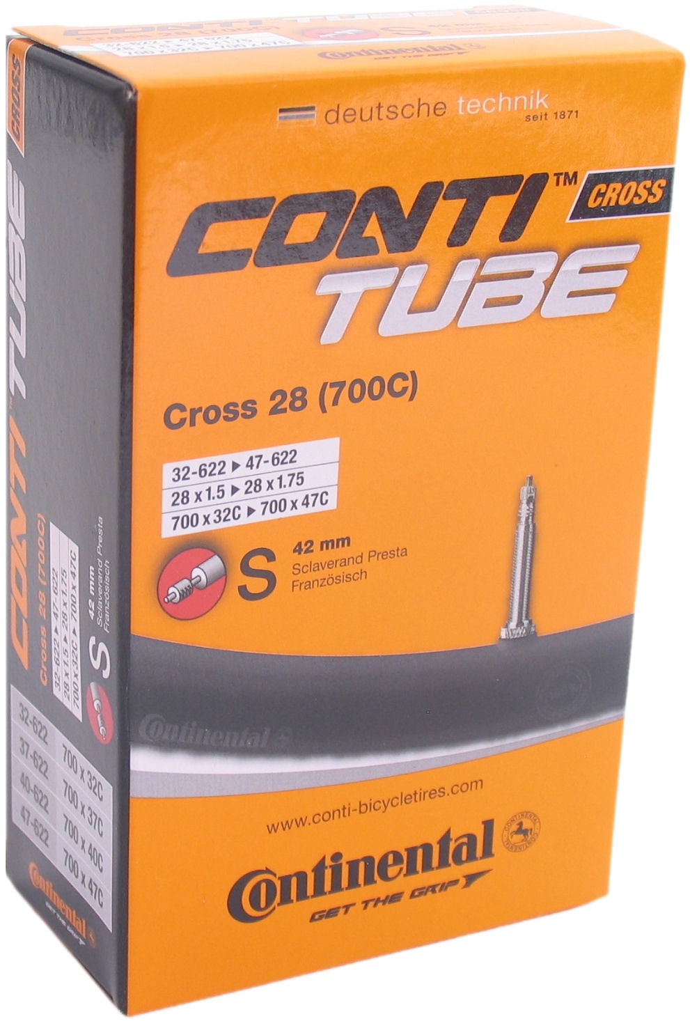 inner tube 28 inch Cross (32/47-622) FV 42 mm