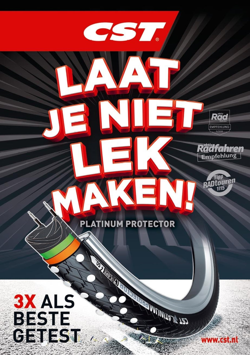 Load image into Gallery viewer, CST Buitenband Platinum Prot 28 x 1 5 8-1 3 8 (37-622) zwart
