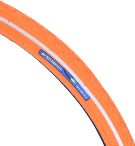 Tire Dutch Perfect 28x1.40" / 37-622 no puncture - orange with reflection