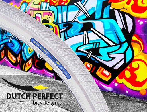 Tire Dutch Perfect 28x1.40" / 37-622 no puncture - white with reflection