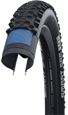 Load image into Gallery viewer, Schwalbe vouwband smart sam dd raceguard 29 x 2.60 65-622 mm - zwart
