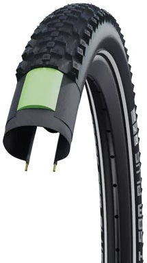 Buitenband Schwalbe Smart Sam Plus DD GreenGuard 29 x 2.10 54-622mm - zwart met reflectie