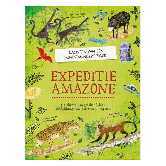 Centraal boekhuis dagboek van een ontdekkingsreiziger - expeditie amazone