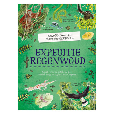 Centraal boekhuis dagboek van een ontdekkingsreiziger - expeditie regenwoud