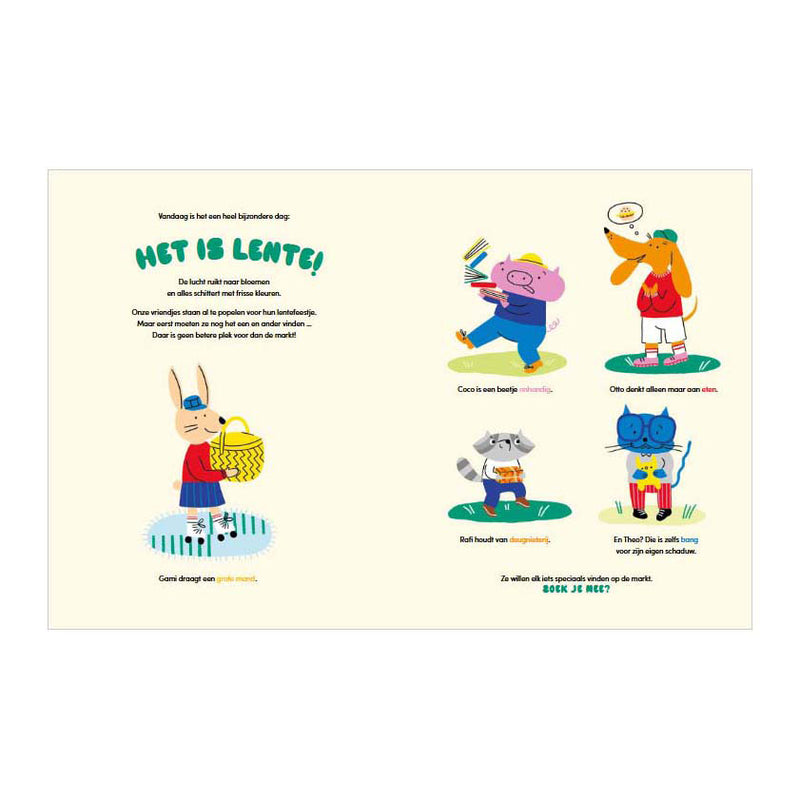 Load image into Gallery viewer, Centraal boekhuis samen naar de markt in de lente
