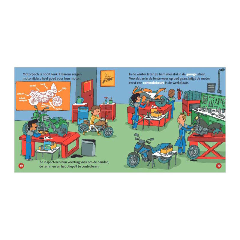 Load image into Gallery viewer, Centraal boekhuis motoren kinderboek
