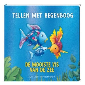 Centraal boekhuis tellen met regenboog - kartonboekje