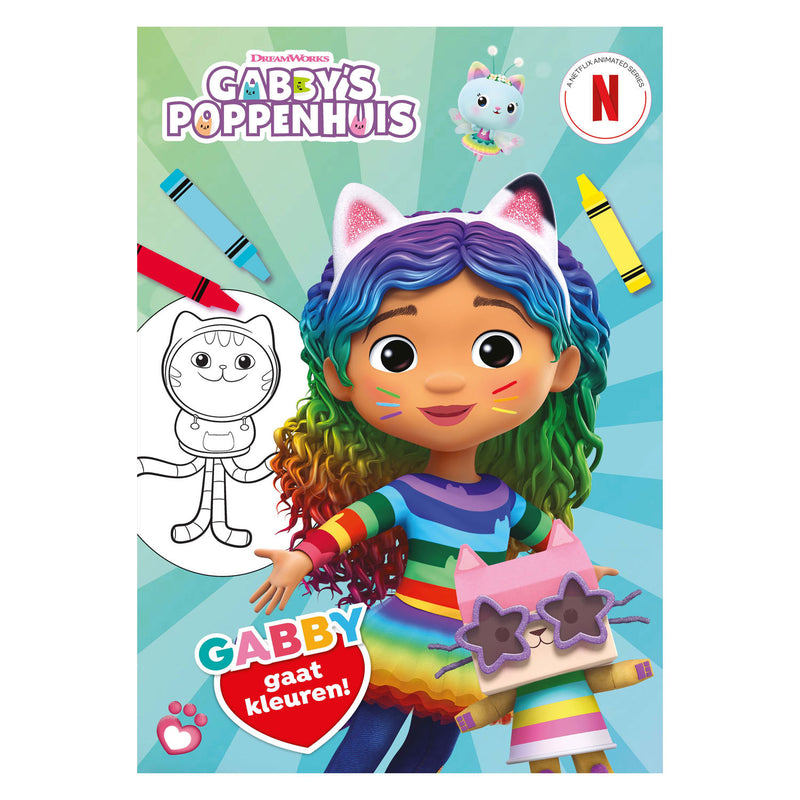 Load image into Gallery viewer, Big balloon gabby's poppenhuis - gabby gaat kleuren
