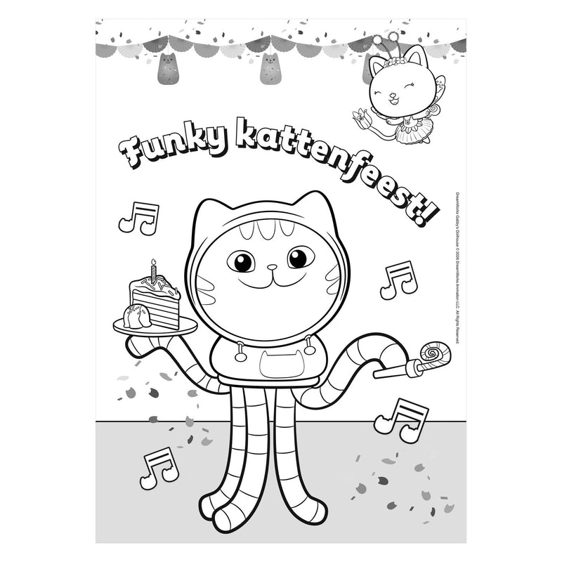 Load image into Gallery viewer, Big balloon gabby's poppenhuis - gabby gaat kleuren
