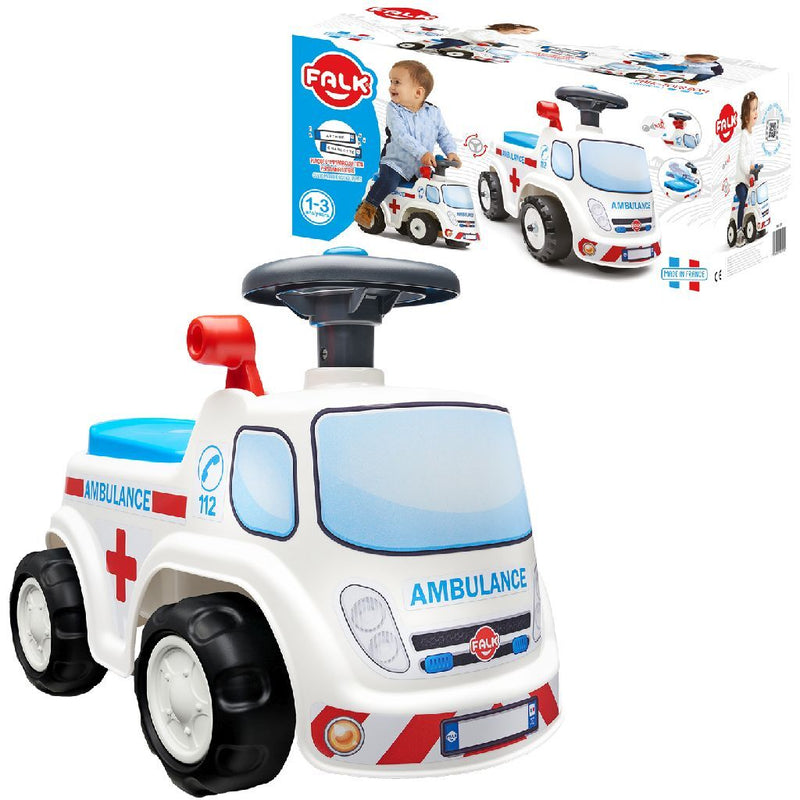 Load image into Gallery viewer, Falk loopwagen ambulance 1+
