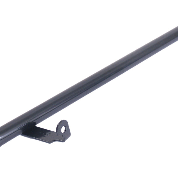 Steco front carrier axle leg w/lamp hook l gloss black