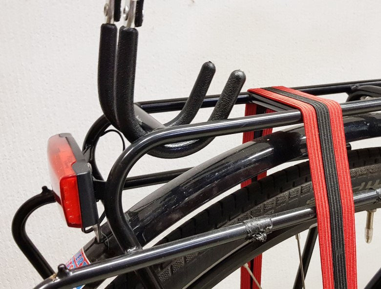 Load image into Gallery viewer, fietslift Superlifter 57kg staal zwart 11-delig
