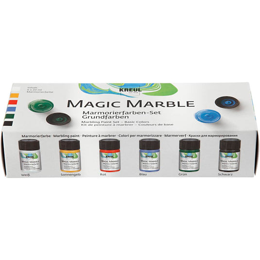 Creativ company magic marble-verf, 6x20ml