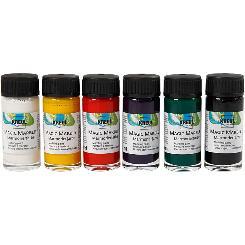 Load image into Gallery viewer, Creativ company http: www.cchobby.nl magic-marble-verf-standaardkleuren-6x20-ml-1-doos
