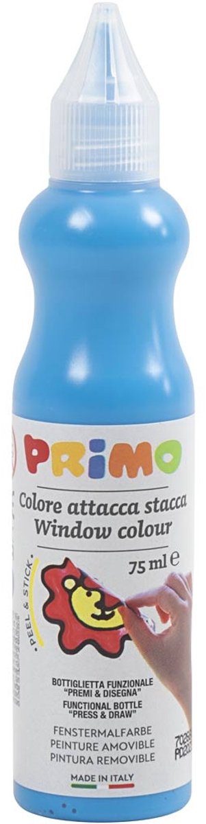 Primo raamverf - verf voor ramen - blauw - 75ml
