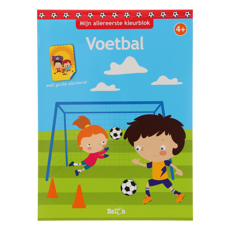 Load image into Gallery viewer, Standaard Uitgeverij Mijn Allereerste Kleurblok Voetbal
