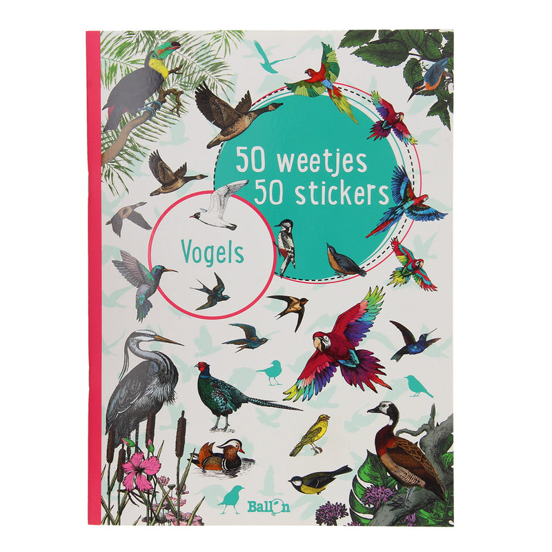 Load image into Gallery viewer, Standaard uitgeverij 50 weetjes 50 stickers - vogels
