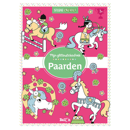 Standaard uitgeverij mijn glitterstickerboek - paarden