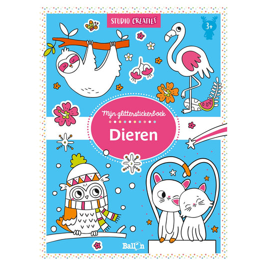 Standaard uitgeverij mijn glitterstickerboek - dieren