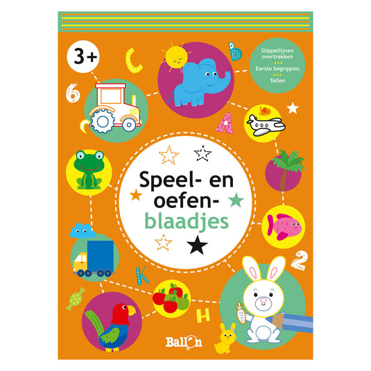 Standaard uitgeverij speel- en oefenblaadjes 3+ (oranje)