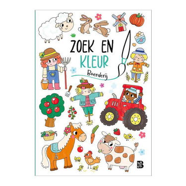 Wins holland zoek en kleur - boerderij