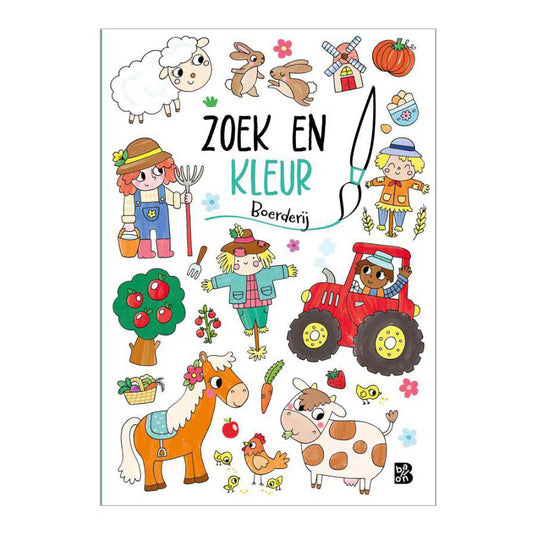 Wins holland zoek en kleur - boerderij