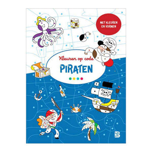 Standaard uitgeverij kleuren op code: piraten 3+