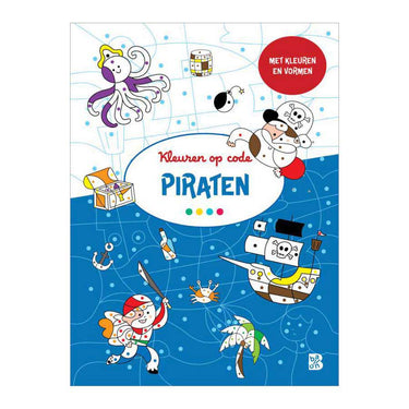 Standaard uitgeverij kleuren op code: piraten 3+