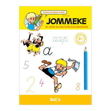 Standaard uitgeverij jommeke - ik leer schrijven en rekenen 6+