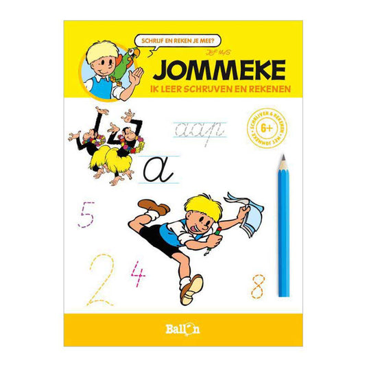 Standaard uitgeverij jommeke - ik leer schrijven en rekenen 6+