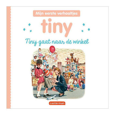 Standaard uitgeverij tiny gaat naar de winkel