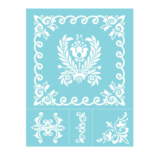 Martha stewart • silkscreen damask