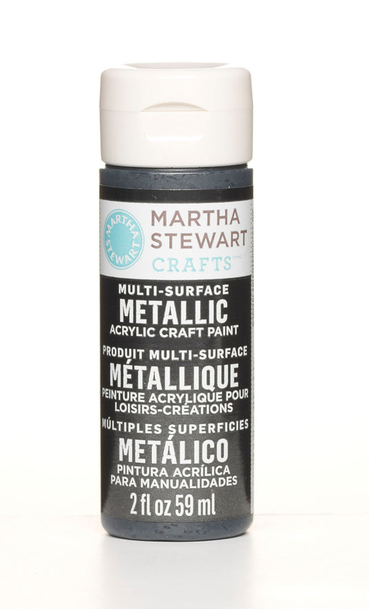 Martha stewart • verf 59ml metallic black nickel