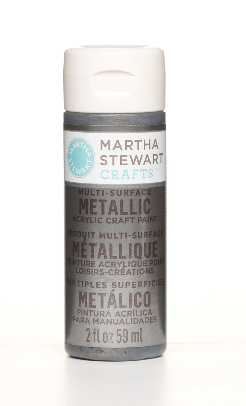 Load image into Gallery viewer, Martha stewart • verf 59ml metallic brushed pewter
