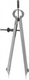 Vogel steekpasser 250mm met veer