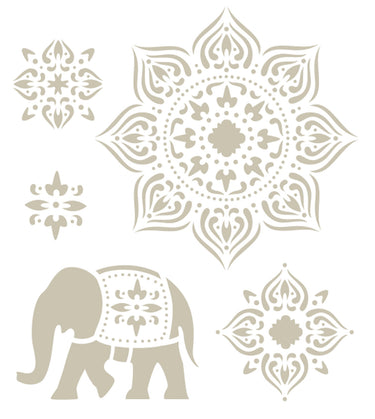 Folkart • lasergesneden stencil tangier