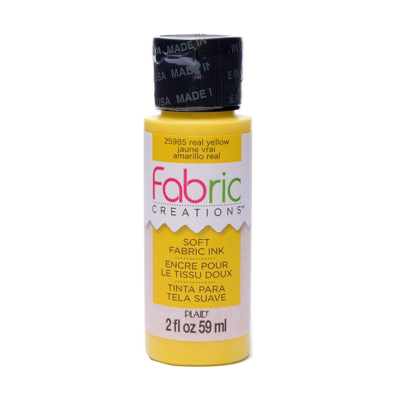 Load image into Gallery viewer, Fabric creations • soft fabric inkt 59ml real yellow
