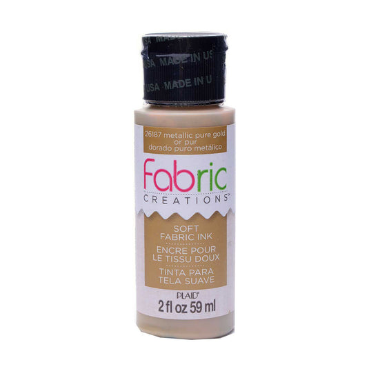 Fabric creations • soft fabric inkt 59ml metallic gold