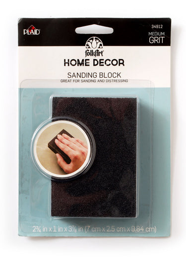 Folkart • home decor sanding foam blok