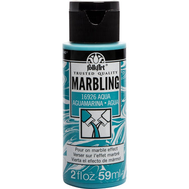 Folkart • marbling paint color 59ml aqua