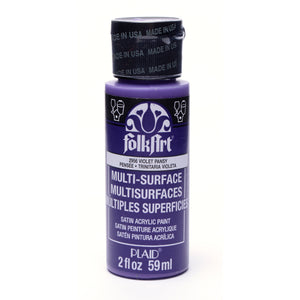 Folkart • multi-surface violet pansy 59ml